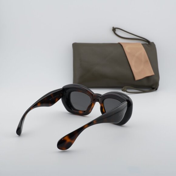 Loewe LW40117I 52A Cat Eye Sunglasses – Dark Havana Black/Grey main image 2